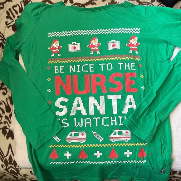 Christmas Nurse Shirt - Picture 1 of 2